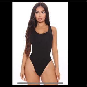 Fashion Nova black bodysuit